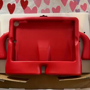 Red Tablet Case with Handles